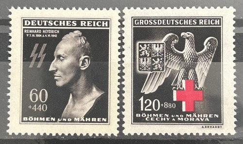1943 german stamps set ss - german,