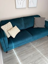 M&S Velvet Sofa