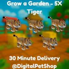 🔥5X Tiger 🔥GROW A GARDEN