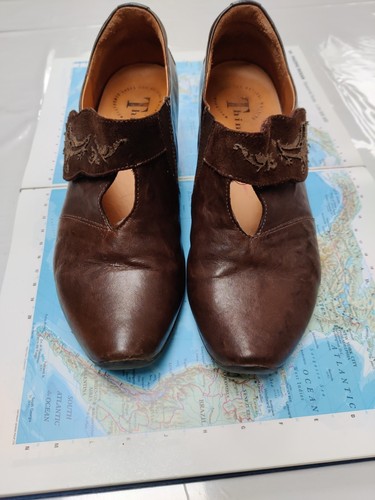 Think brown leather - think,