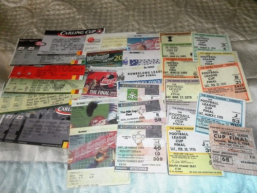 League cup final ticket - league,