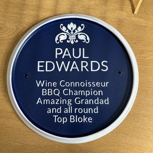 Personalised blue heritage - blue,