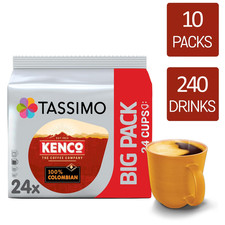 Tassimo Coffee Pods Kenco 100%