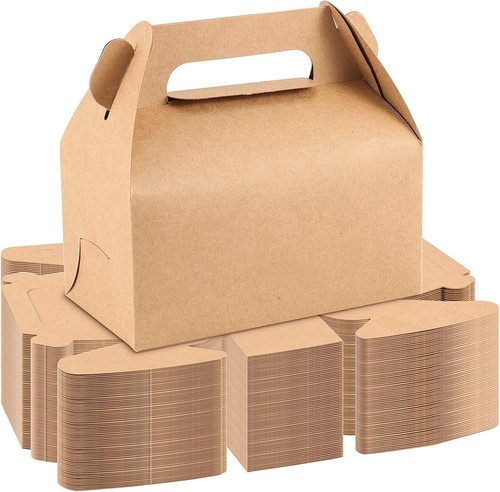 120 pcs brown kraft - brown, party