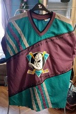NHL Anaheim Mighty Ducks Hockey Jersey - Mens S 90s 