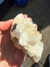 Quartz Crystal Skull Carving