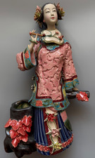 Chinese porcelain lady - chinese,