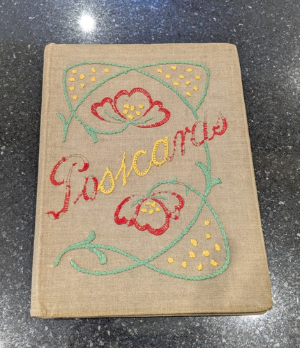 Vintage postcard album hand - postcard,