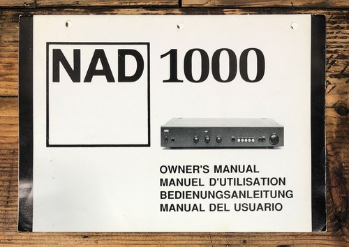 Nad model 1000 preamp - nad,