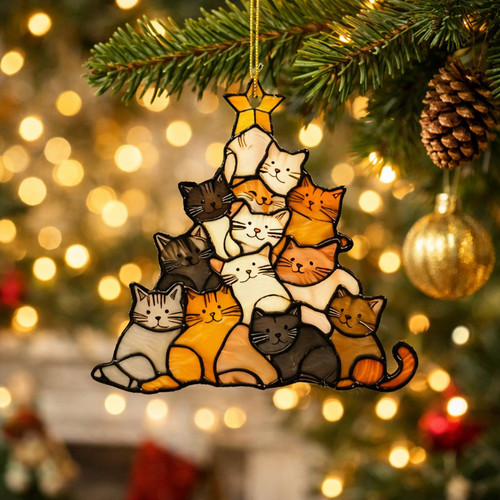 Acrylic christmas hanging - christmas,