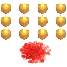 Heart Shaped LED Candles