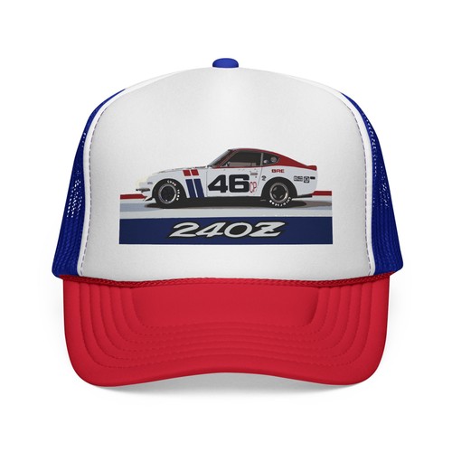 Datsun 240z racing trucker cap - racing,