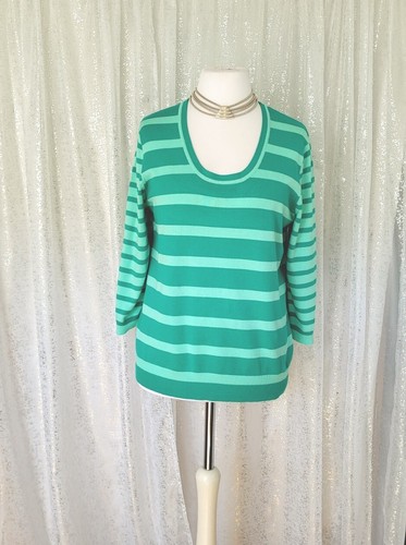 Ladies green striped thin - green,