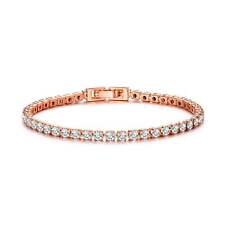 Rose Gold Plated 3mm Tennis