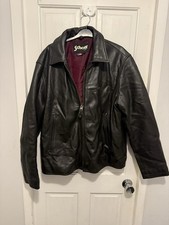 Schott Brown Leather Jacket Size XXL