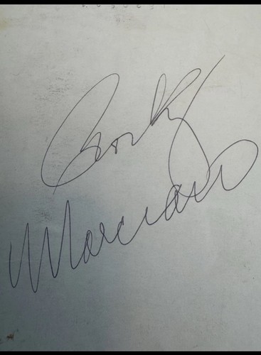 Rocky marciano signed - rocky,