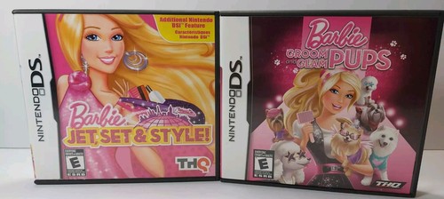 Barbie nintendo games x2 - games,