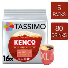 Tassimo Coffee Pods Kenco Americano Grande 5 Packs (80 Drinks)