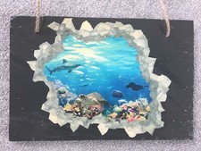 Spanish slate art - The Ocean