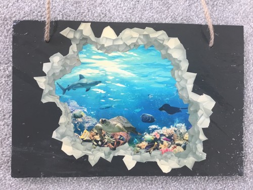 Spanish slate art the - -, ocean