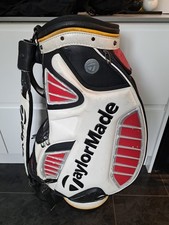 TAYLORMADE STAFF TOUR  GOLF BAG WITH SHOULDER STRAP & STORM MASTER BAG COVER