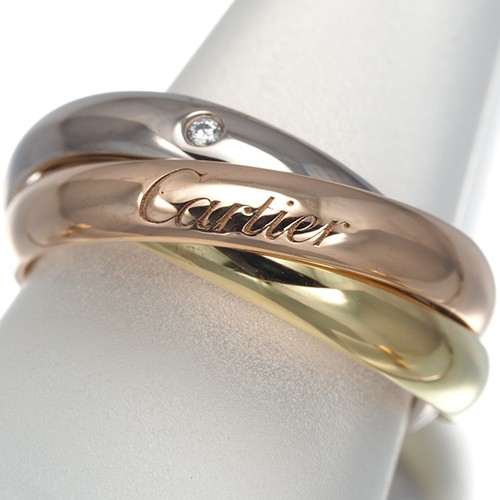 Auth cartier ring diamond - cartier,