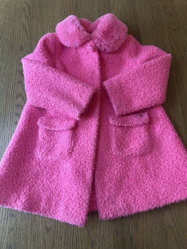 Mayoral girls hot pink coat - pink,