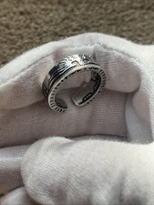 German Silver Coin Ring - Silver 5 Marks Coin Ring- Deutschland - Flexible Size