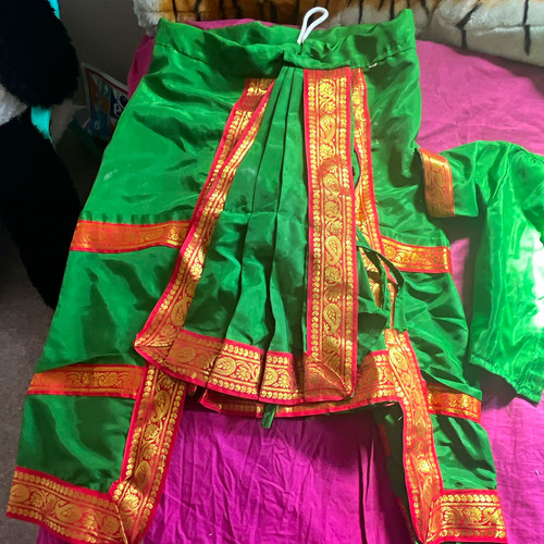 Bharatnatyam costume silk - bharatnatyam,