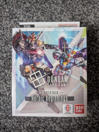 Gundam card game st01 starter - game,