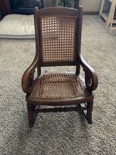 Antique Oak and Cane