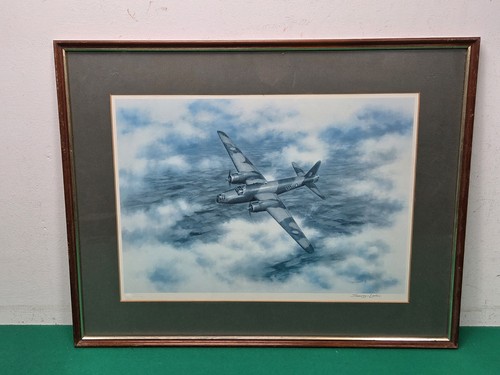 Framed 1979 ww2 wellington - framed,