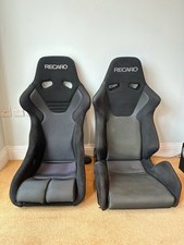 Pair RARE JDM Recaro ASM RSG + SR6 Matching Bucket Seats honda s2000 DC5 EP3 MX5