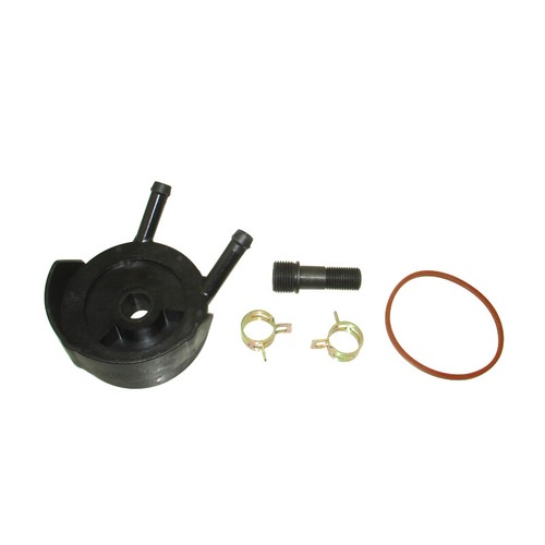 Oil filter adapter kit with - oil,