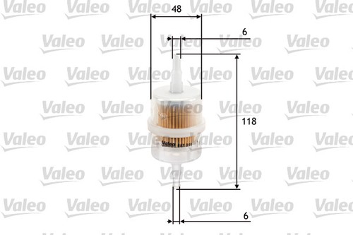 Valeo 587011 fuel filter for - valeo,