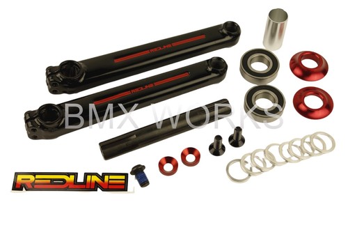 Redline flight bmx crank set - crank,