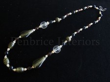 Curtain tie back SINGLE Black