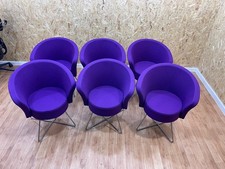 CONNCTION BOBBIN Tub Office / Reception/lounge Chairs / Purple - UK DELIVERY