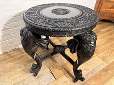 Anglo Indian Carved Elephant
