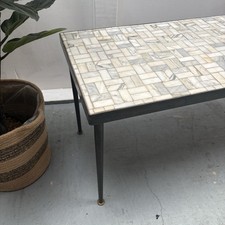 1960S BLACK METAL AND TILE