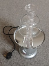 Cookworks Chocolate Fountain – 3 Tier Electric Fondue Machine 320W – Used