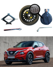 Space Saver Spare Wheel 17" for NISSAN JUKE with jack Wrench and cover