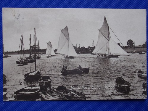 Postcard yacht racing - of,