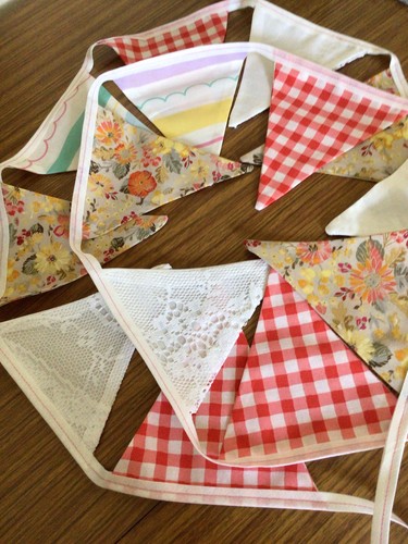 Handmade bunting double - handmade,