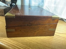 Antique brass bound burr - brass,