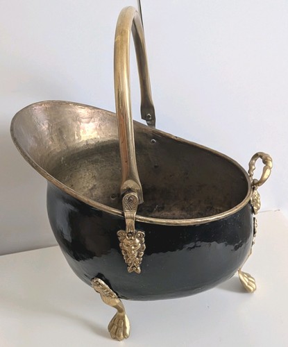 Antique elegance brass coal - ,
