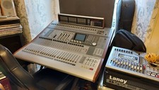 Tascam Dm-4800 sound studio desk with meter bridge