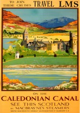 Vintage poster caledonian - vintage,