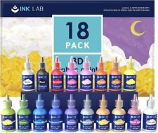 3D Fabric Paint Set 18 Colors