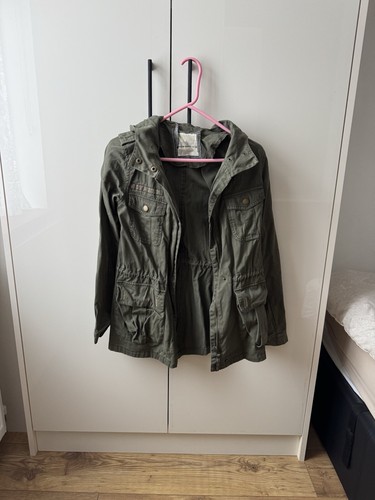 New look khaki parka coat - look,